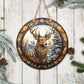 Vintage Christmas #3 - 10" Round Door Hanger