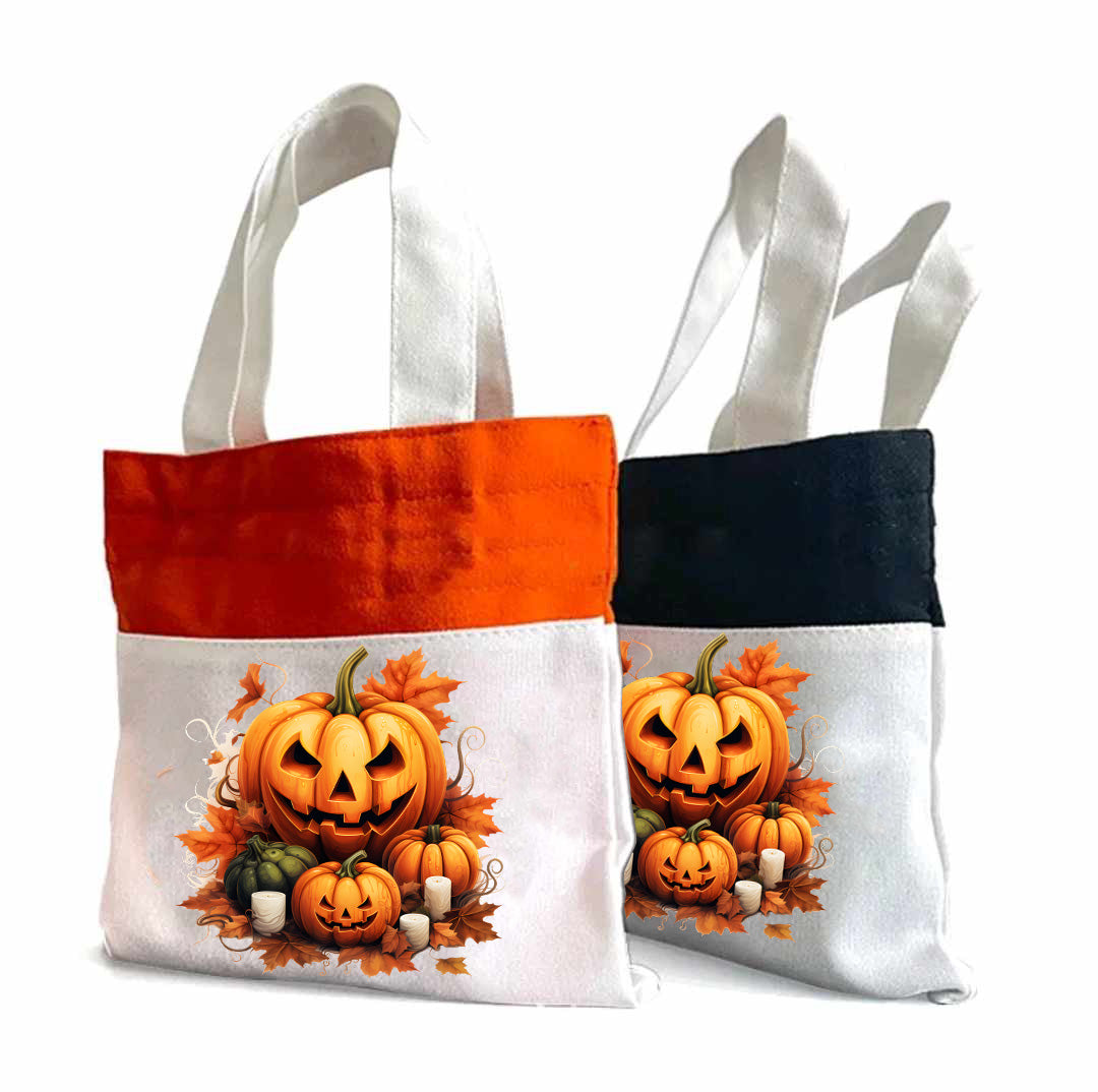 Jack O'lanterns - Halloween Tote Bag 14" x 16"